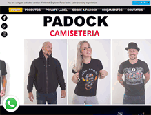 Tablet Screenshot of padock.com.br